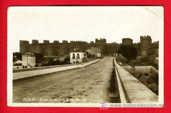 Postales: AVILA , PUENTE NUEVO Y MURALLA , P29463