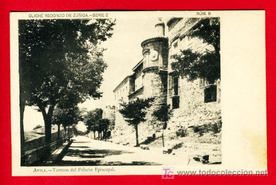 Postales: AVILA , TORREON DEL PALACIO EPISCOPAL, REVERSO SIN PARTIR , P29464