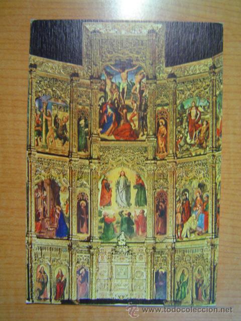 Postales: POSTAL RETABLO MAYOR DE LA CATEDRAL DE AVILA DE LA COLECCION POSTAL ARTE SIN CIRCULAR