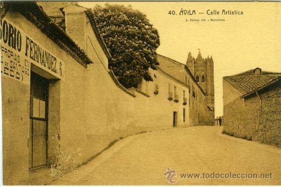 Postales: POSTAL AVILA CALLE ARTISTICA
