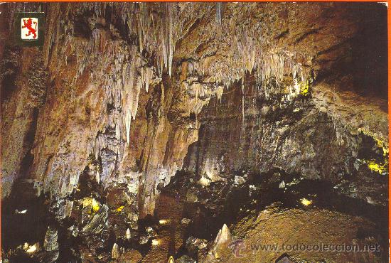 Postales: LEON. CUEVA DE VALPORQUERO. ENTRADA A LA GRAN VIA SIN CIRCULAR.