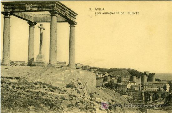 Postales: POSTAL AVILA LOS ARRABALES DEL PUENTE