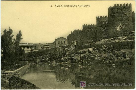 Postales: POSTAL AVILA MURALLAS ANTIGUAS HAUSER Y MENET