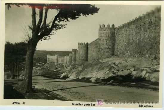Postales: POSTAL AVILA MURALLAS PARTE SUR
