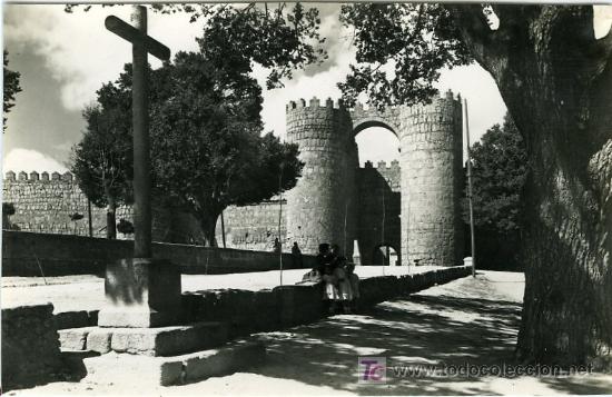 Postales: POSTAL AVILA PUERTA DE SAN VICENTE