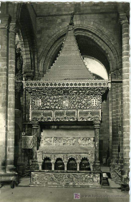 Postales: POSTAL AVILA BASILICA DE SAN VICENTE SEPULCRO DE LOS SANTOS VICENTE SABINA Y CRISTETA