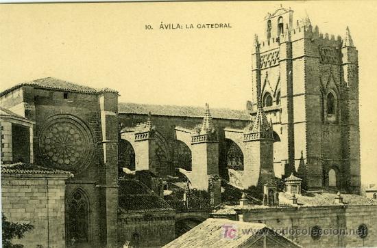 Postales: POSTAL AVILA LA CATEDRAL HAUSER Y MENET