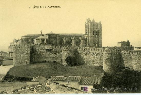 Postales: POSTAL AVILA LA CATEDRAL HAUSER Y MENET