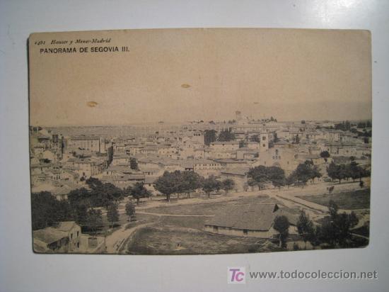 Postales: SEGOVIA: PANORAMA (HM) POSTAL - Foto 1