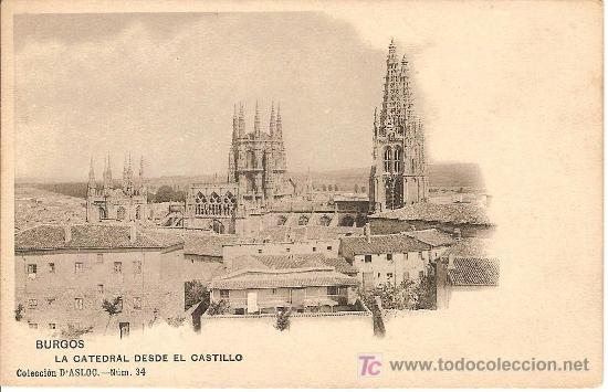 Postales: POSTAL DE LA CATEDRAL DE BURGOS - Foto 1