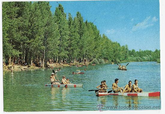 Postales: mansilla de las mulas - leon - n&ordm; 137 - rio esla/ playa artificial - ed. alonso - a&ntilde;0 1970 -escrita