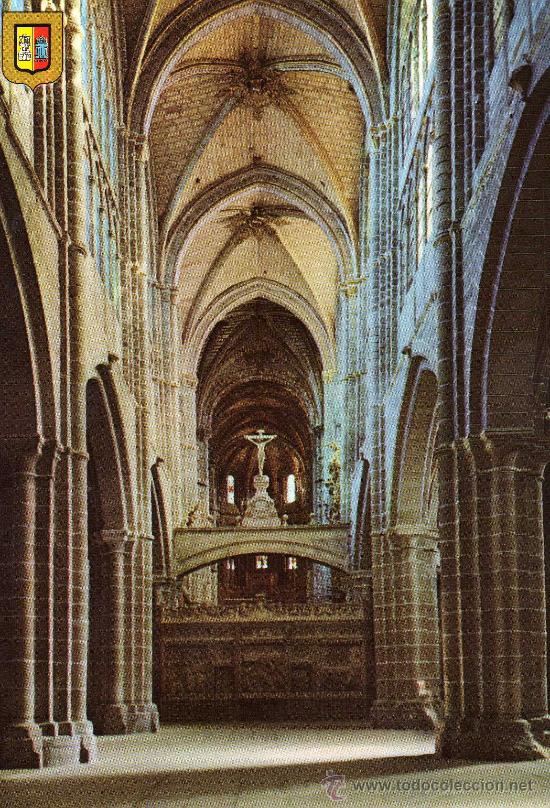 Postales: POSTAL AVILA. INTERIOR CATEDRAL.