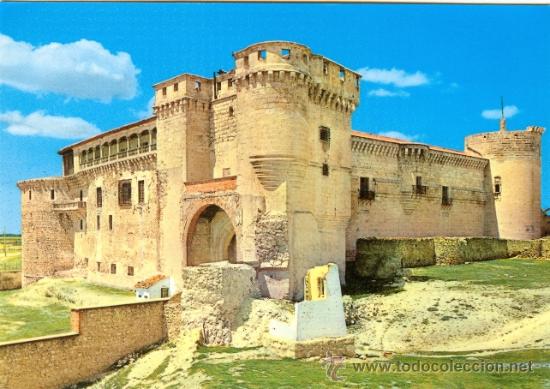 Postales: CASTILLOS DE ESPA&Ntilde;A . CUELLAR - EL CASTILLO - Foto 1