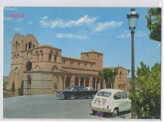 Postales: TARJETA POSTAL IGLESIA SAN VICENTE AVILA SEAT 600