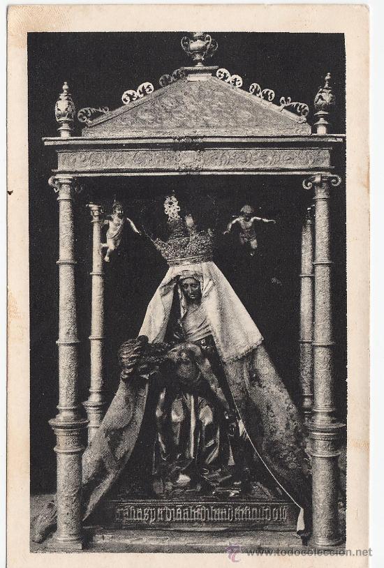 Postales: leon.- virgen del camino .- ed. fher.- a&ntilde;os cuarenta - escrita
