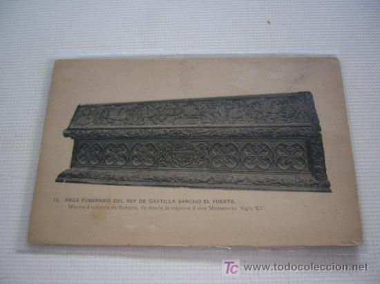 Postales: Arca Funeraria del Rey de Castilla Sancho el Fuerte. Ed. Hauser y Menet. N&ordm; 13