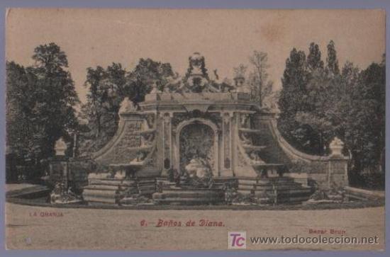 Postcards: TARJETA POSTAL DE LA GRANJA. BA&Ntilde;OS DE DIANA. 6.