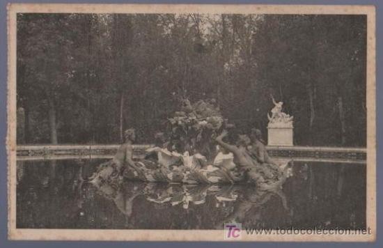 Postcards: TARJETA POSTAL DE LA GRANJA. FUENTE DEL CANASTILLO. HAUSER Y MENET.