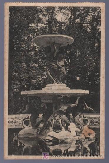 Postcards: TARJETA POSTAL DE LA GRANJA. FUENTE DE LAS TRES GRACIAS. HAUSER Y MENET.