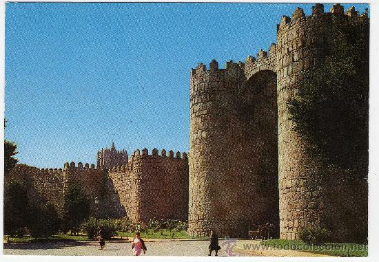 Postales: avila con publicidad en el dorso (confiteria iselma, yemas de avila )