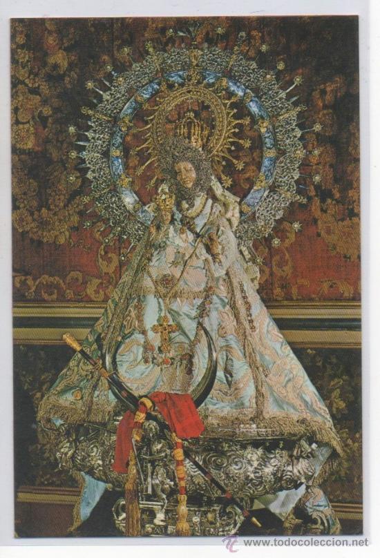 Postales: TARJETA POSTAL DE NUESTRA SE&Ntilde;ORA DE LA FUENCISLA PATRONA DE LA CIUDAD SEGOVIA RELIGION VIRGEN