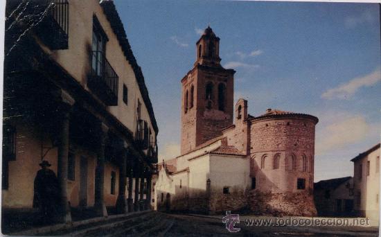 Postales: AR&Eacute;VALO(&Aacute;VILA).- IGLESIA DE SANTA MAR&Iacute;A LA MAYOR