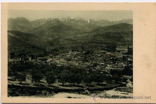 Postales: ARENAS DE SAN PEDRO(&Aacute;VILA)- PANORAMA DE ARENAS Y SIERRA DE GREDOS