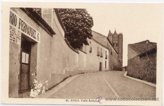 Postales: &Aacute;VILA.-CALLE ARTISTICA