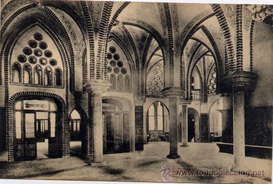 Postales: ASTORGA(LEON).-HALL DEL PALACIO EPISCOPAL - Foto 1