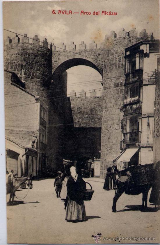 Postales: &Aacute;VILA.-ARCO DEL ALC&Aacute;ZAR - Foto 1