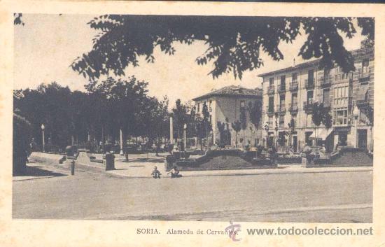 Postales: SORIA.-ALAMEDA DE CERVANTES - Foto 1