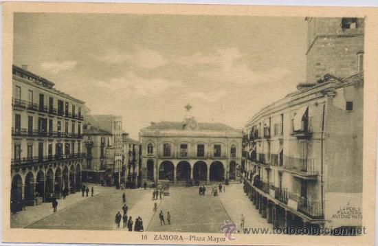 Postales: ZAMORA.-PLAZA MAYOR