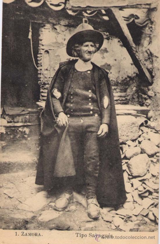 Postales: ZAMORA.-TIPO SAYAGU&Eacute;S - Foto 1