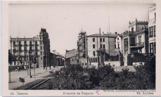 Postales: ZAMORA.-AVENIDA DE REQUEJO - Foto 1