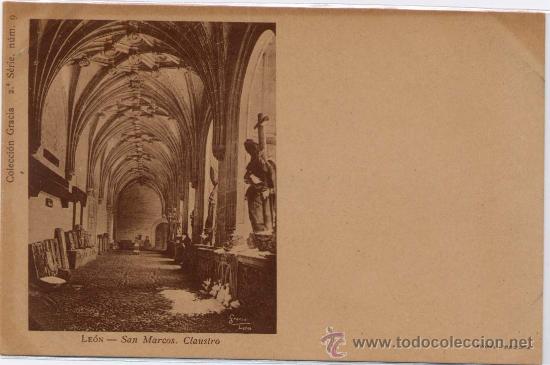 Postales: LE&Oacute;N.-SAN MARCOS.CLAUSTRO - Foto 1