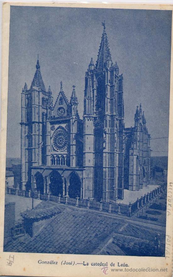 Postales: LE&Oacute;N.-LA CATEDRAL - Foto 1