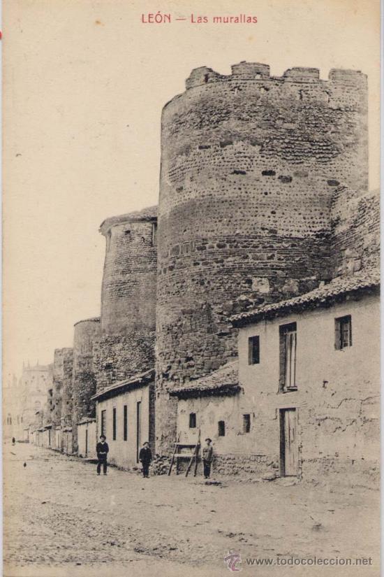 Postales: LE&Oacute;N.-LAS MURALLAS - Foto 1