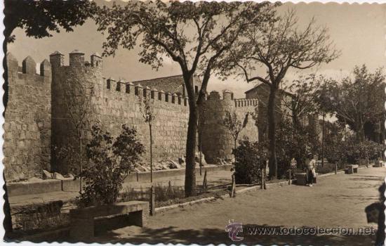 Postales: &Aacute;VILA.-JARDINES DEL PASEO DEL RASTRO