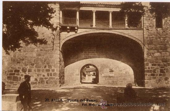 Postales: &Aacute;VILA.-PUERTA DEL RASTRO