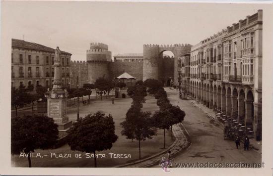 Postales: &Aacute;VILA.-PLAZA DE SANTA TERESA