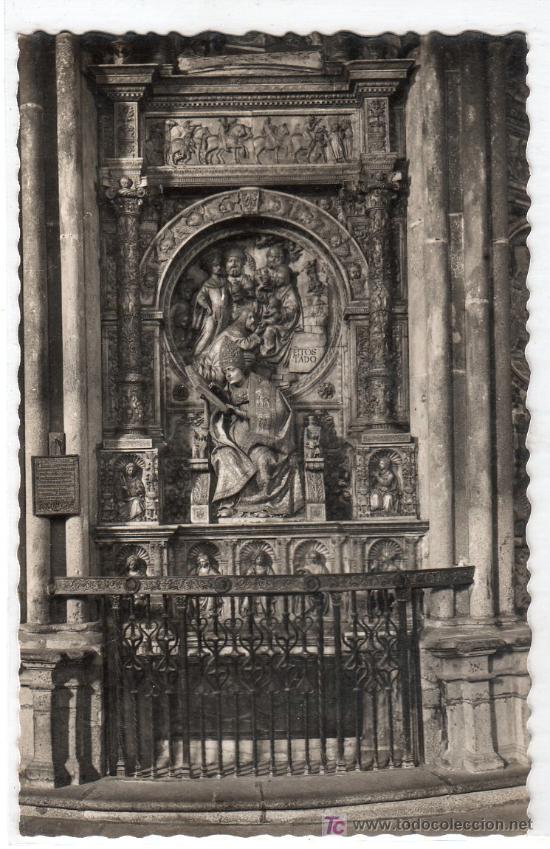 Postcards: TARJETA POSTAL DE AVILA N&ordm; 72. SEPULCRO DE ALABASTRO. EDICONES GARCIA GARRABELLA