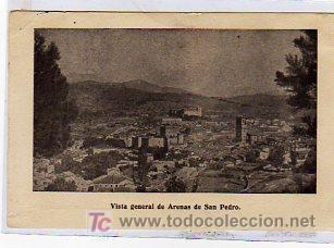 Postkarten: Avila. Vista general de Arenas de San Pedro. Tip y Enc Sen&eacute;n Mart&iacute;n. Sin circular.