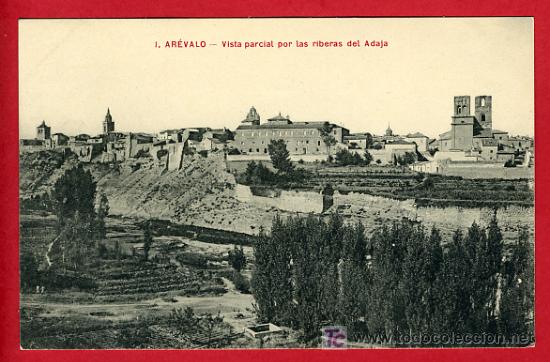 Postales: AREVALO , AVILA ,VISTA PARCIAL POR LAS RIBERAS DEL ADAJA , P32.695