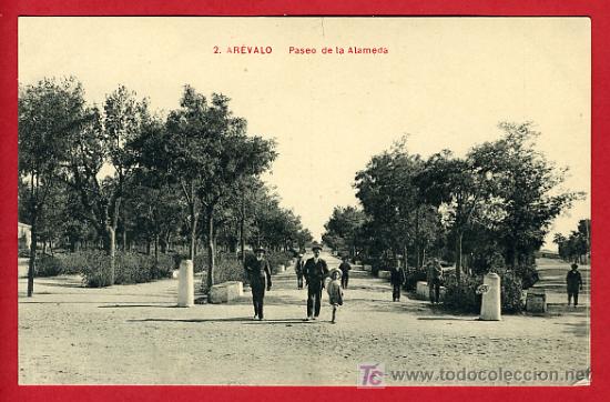 Postales: AREVALO , AVILA ,PASEO DE LA ALAMEDA , P32.696