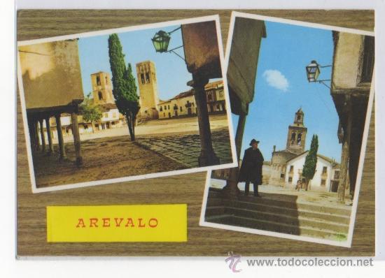 Postales: TARJETA POSTAL DE AREVALO PLAZA DE LA VILLA AVILA