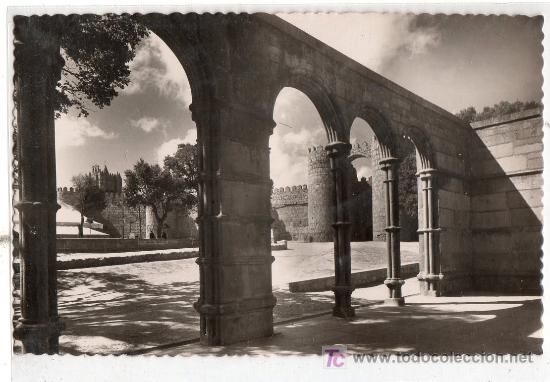 Postcards: TARJETA POSTAL DE AVILA N&ordm; 9. CLAUSTRO DE LA BASILICA DE SAN VICENTE. EDICIONES GARCIA GARRABELLA
