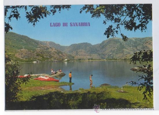 Postales: TARJETA POSTAL DE LAGO DE SANABRIA VISTA PARCIAL DEL LAGO ZAMORA