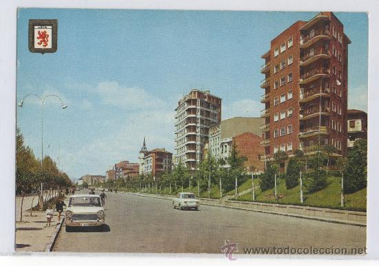 Postales: TARJETA POSTAL PASEO DE PAPALAGUINDA LEON