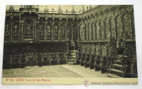 Postales: Postal Le&oacute;n Coro de San Marcos - Foto 1