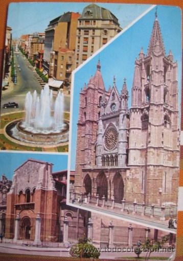 Postales: LEON A&Ntilde;OS 70. BELLEZAS DE LA CIUDAD. CIRCULADA.. . ENVIO  GRATIS&iexcl;&iexcl;&iexcl;